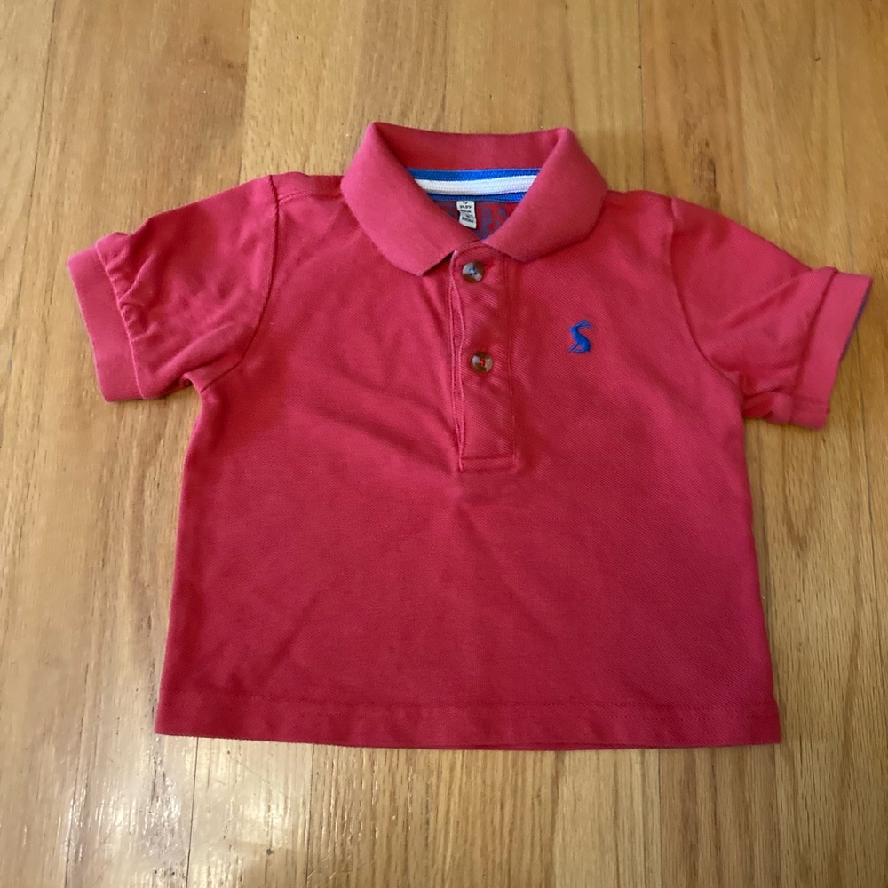 EUC Joules Toddler Boys Size 1 Year Polo
